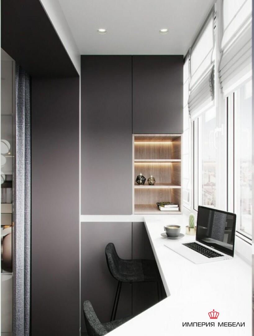 Встроенный шкаф на балкон №13