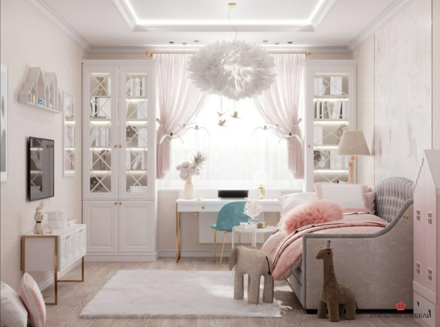Мебель для детской комнаты девочке №15