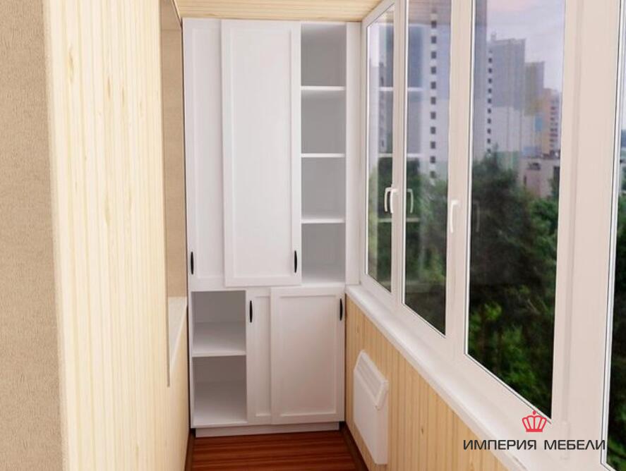 Встроенный шкаф на балкон №9