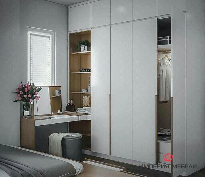 Шкаф в спальню светлый №5