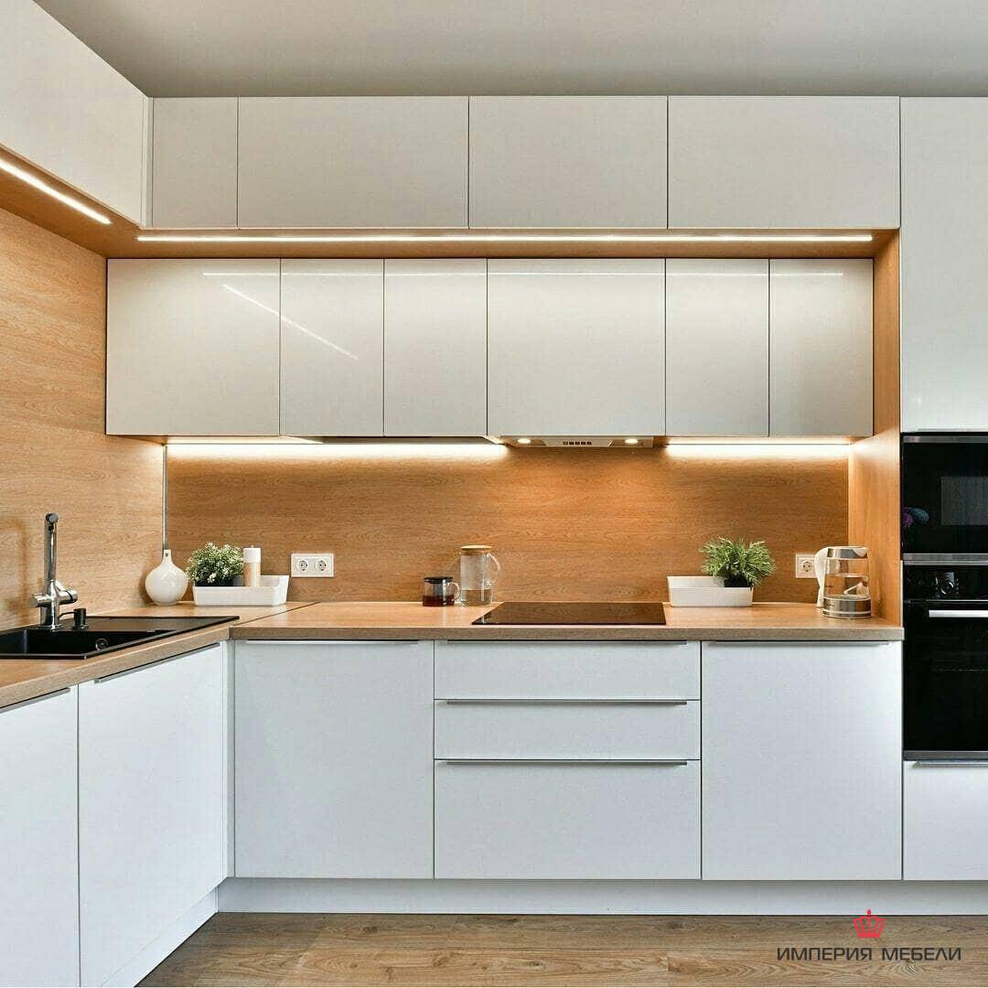 Кухня без ручек №19