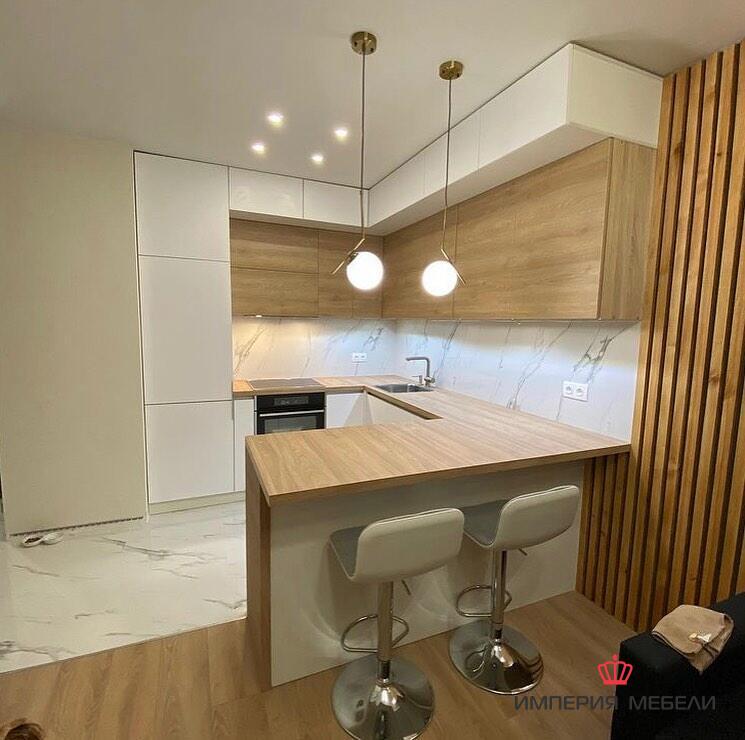 Кухня без ручек №25