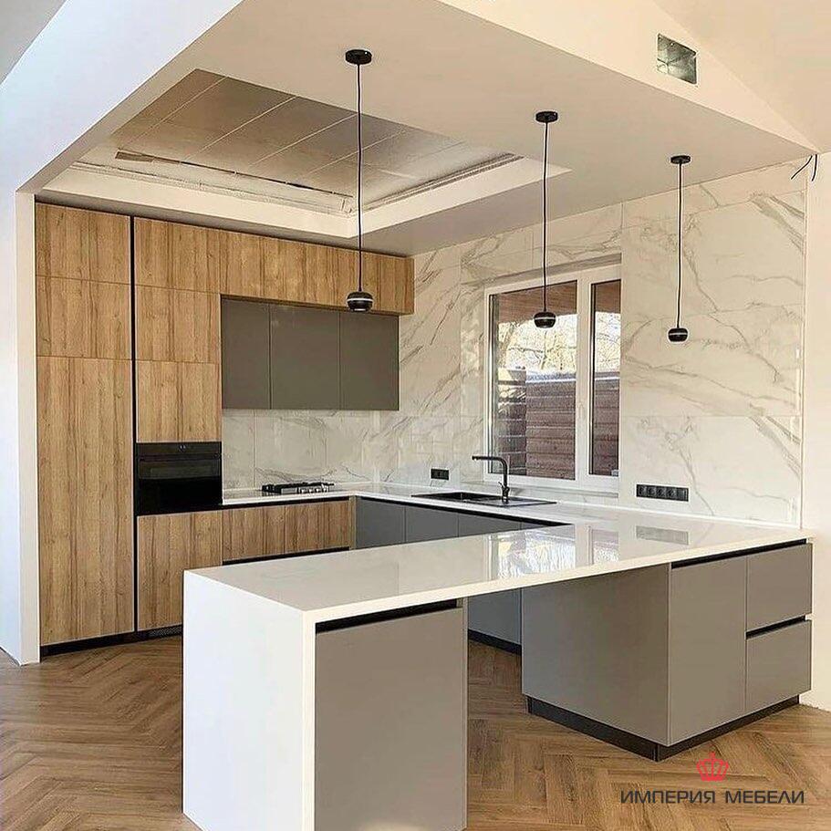 Кухня без ручек №22