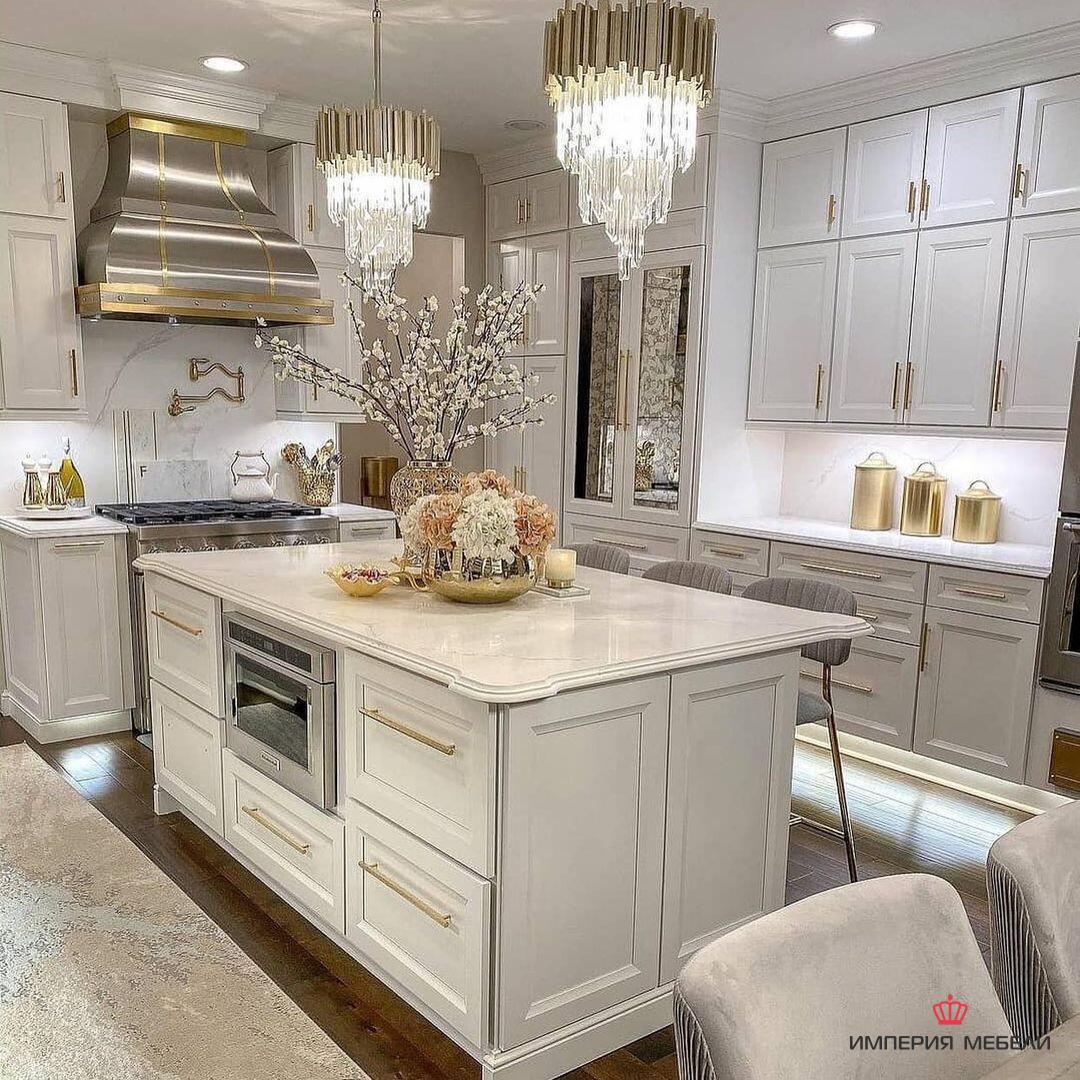 Кухня п-образная (из массива)