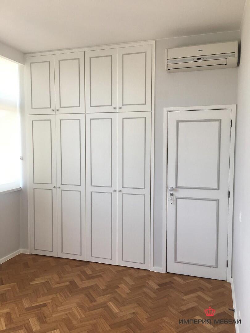 Встроенный шкаф с фасадами МДФ