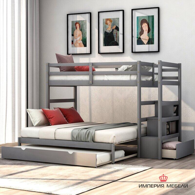 Кровать детская двухъярусная №8