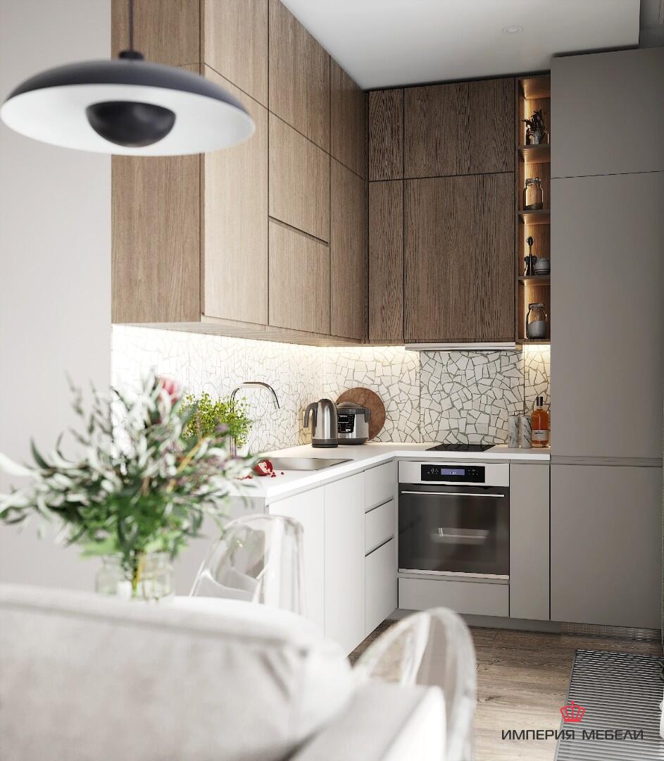 Кухня маленькая угловая №5