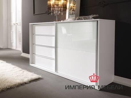 Комод в спальню белый №8