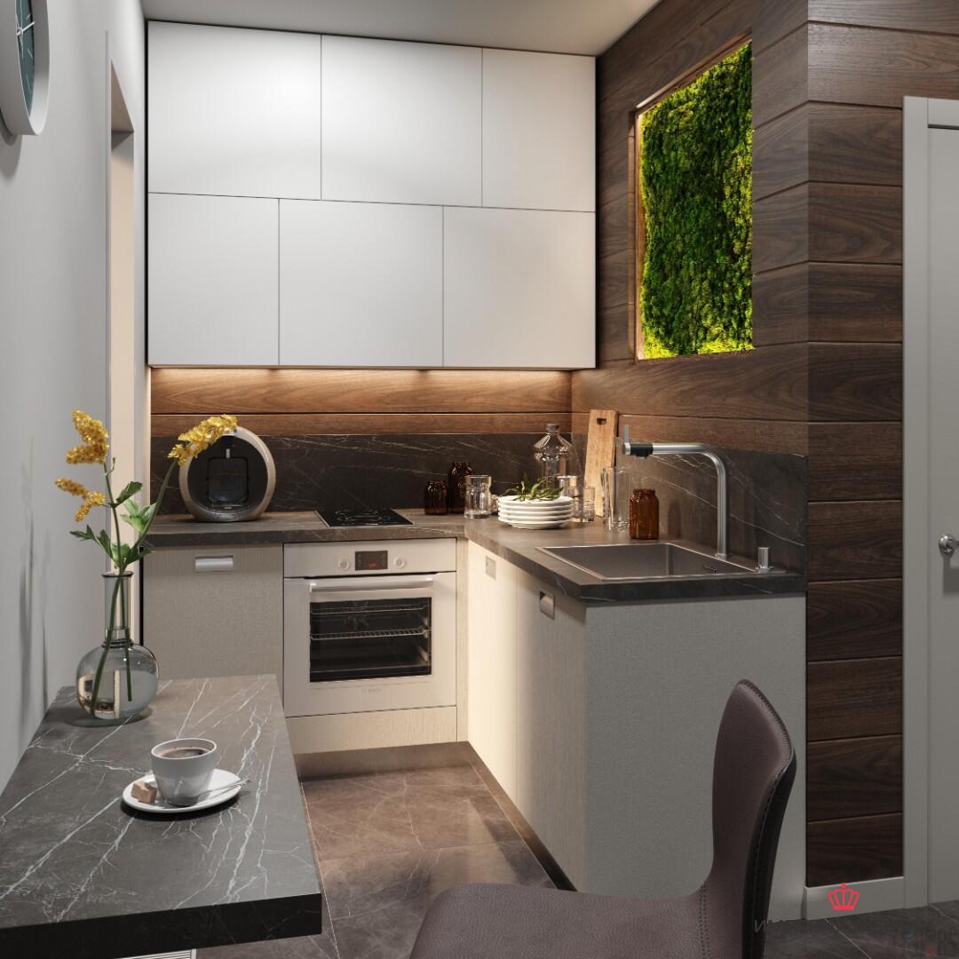 Кухня угловая эконом №10