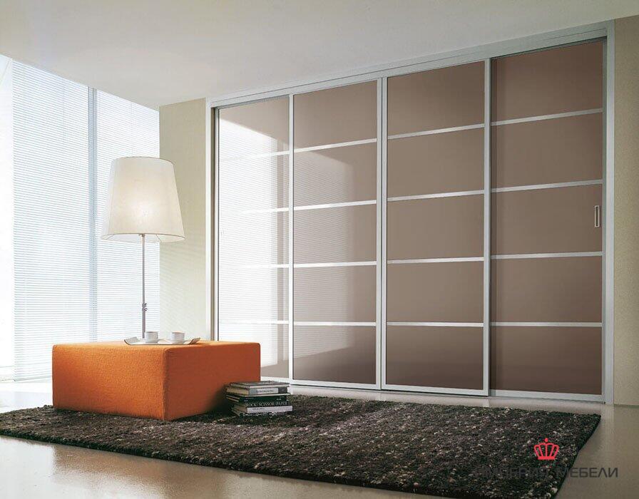 Встроенный шкаф-купе на всю стену №16-3