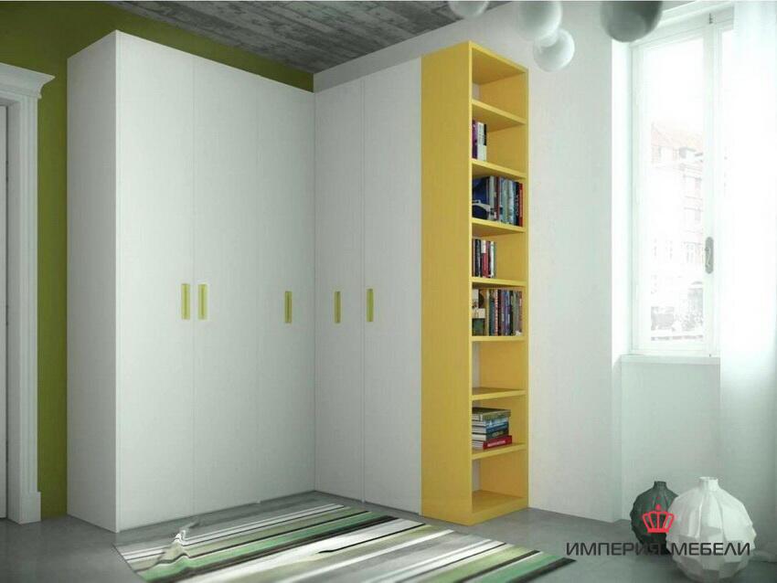 Угловой шкаф распашной в детскую №2